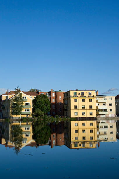 waterfront housing - eskilstuna bildbanksfoton och bilder