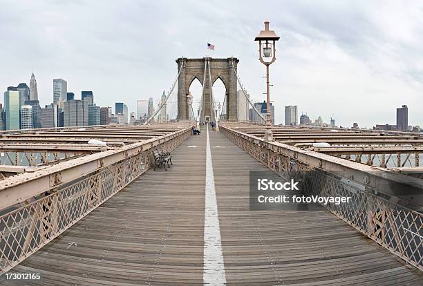 Boardwalk New York Brooklyn Bridge Stockfoto und mehr Bilder von Alt - Alt, Architektur, Außenaufnahme von Gebäuden