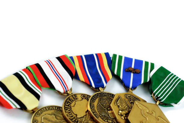 istock US Military Medals with Copy Space 173012387
