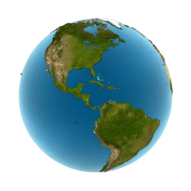 madagascar territory with flag on map of globe isolated over white background