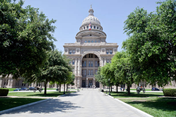 카피톨 미흡함 - texas state flag texas dome austin texas 뉴스 사진 이미지