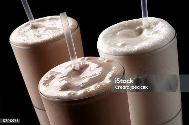 Milkshakes Stock Photo - Download Image Now - Milkshake, Chocolate Milkshake, Thick