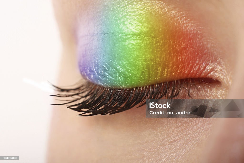 multicolored maquillaje - Foto de stock de Abstracto libre de derechos