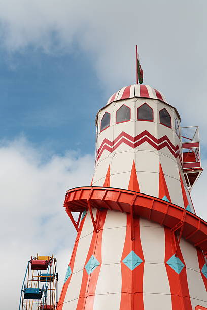 istock Vintage Helter-Skelter at Amusement Park 173013009