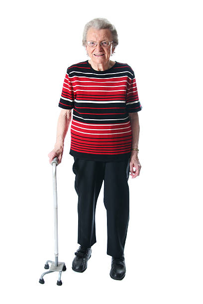 istock Woman with a Cane 173013035