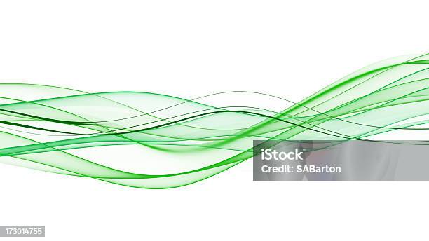 Green Abstract Waves Stock Photo - Download Image Now - Abstract, Art, Arts Culture and Entertainment