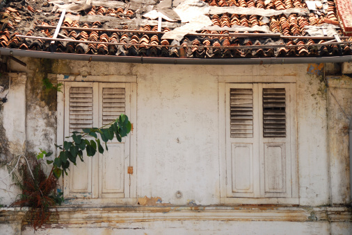 Picture of a old shophouse in Singapore