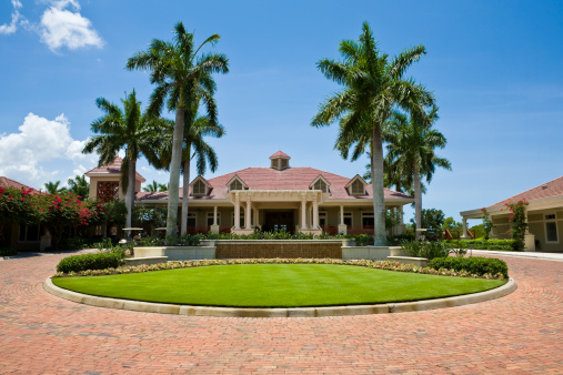 Clubhouse at a golf community.