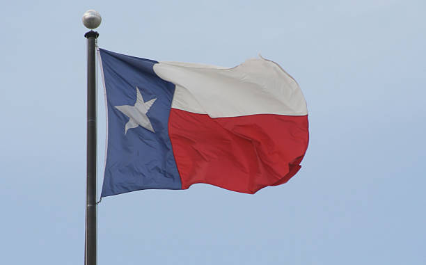 Texas Flag stock photo