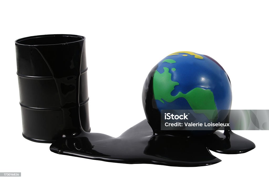 Costo di livello olio - Foto stock royalty-free di Barile