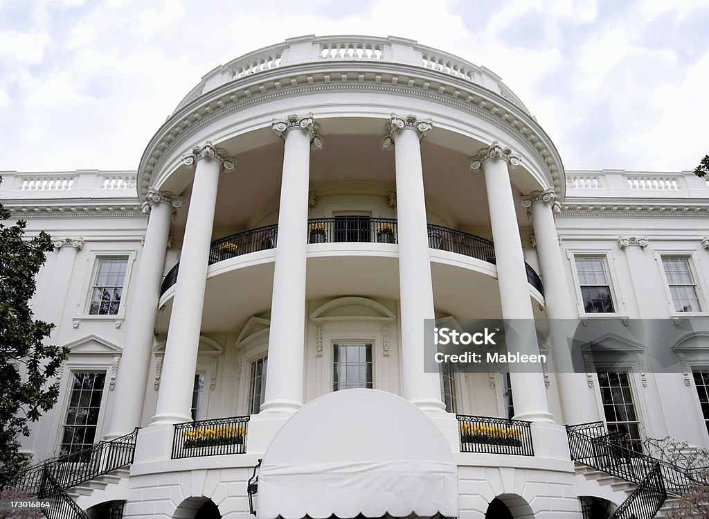 Белый Дом южной стороны - Стоковые фото Белый дом - Вашингтон роялти-фри