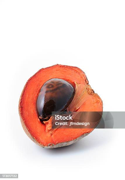 Mamey Sapote Pouteria Sapota Metade Com Sementes - Fotografias de stock e mais imagens de Alimentação Saudável - Alimentação Saudável, América do Sul, Castanho