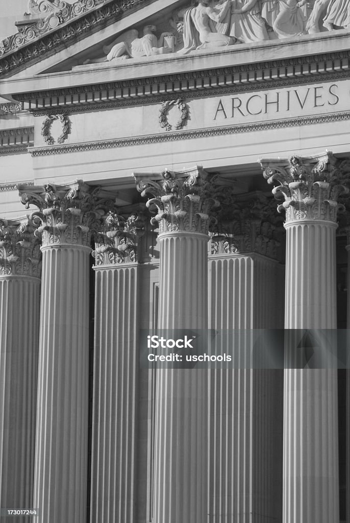 A National Archives, Washington DC - Royalty-free Arquitetura Foto de stock