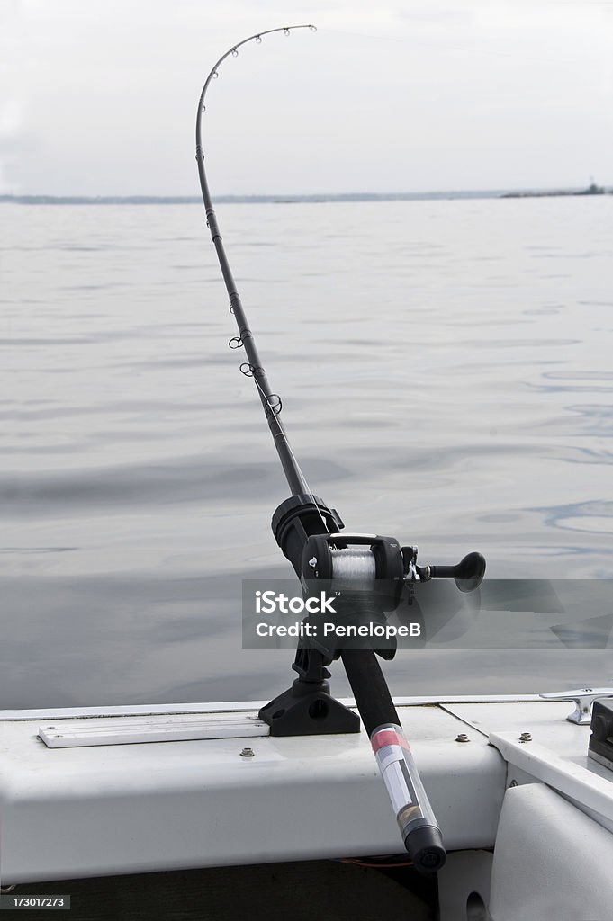 Canne à pêche trolling pour Muskie - Photo de Article de pêche libre de droits