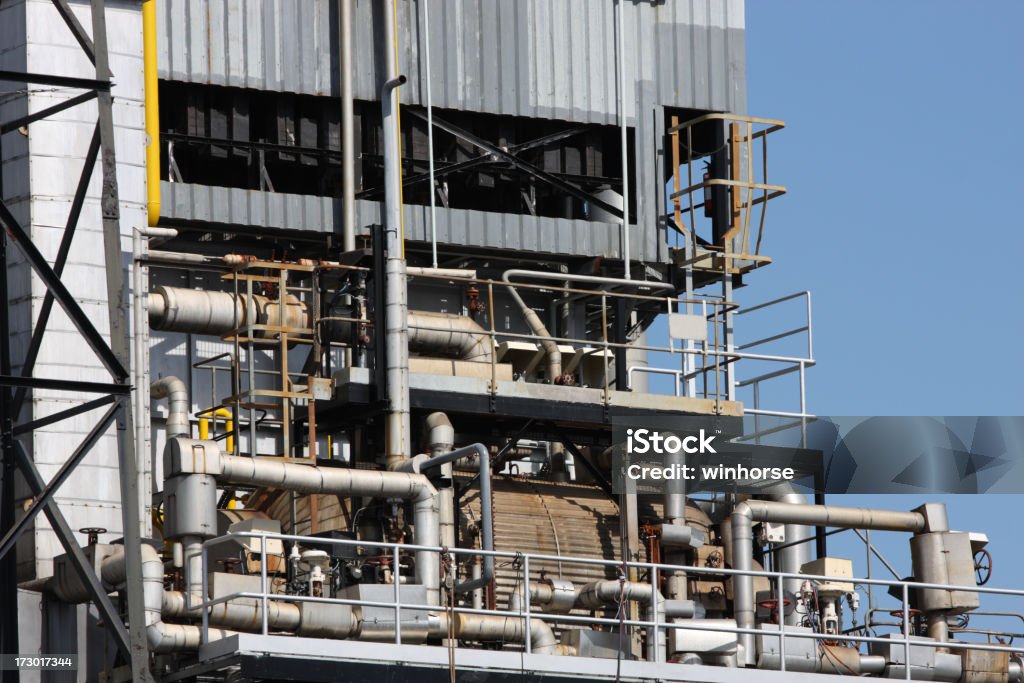 Industria petrolifera - Foto stock royalty-free di Acciaio