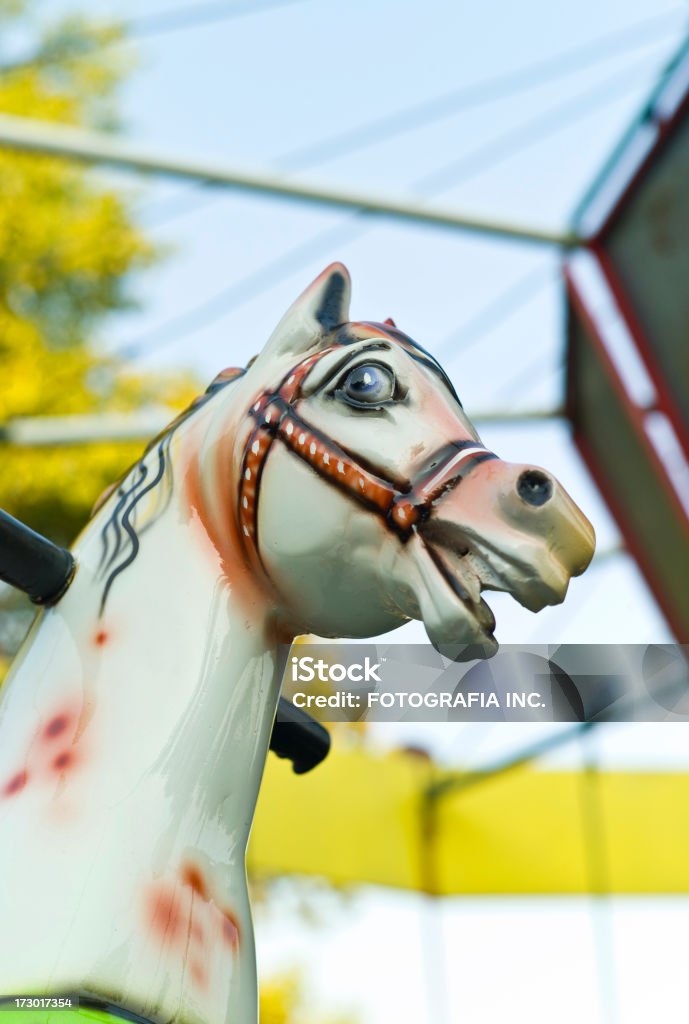 Cavalo de carrossel - Foto de stock de Animal royalty-free