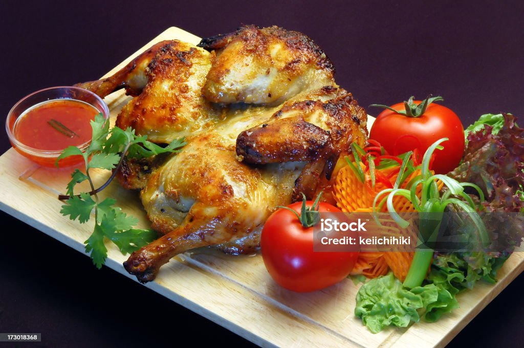 Churrasco de frango - Foto de stock de Alimentação Não-saudável royalty-free