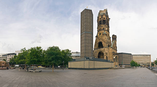 Berlin, Germany - 03 october 2021: Kaiser Wilhelm Gedächtniskirche, church destroyed in world war