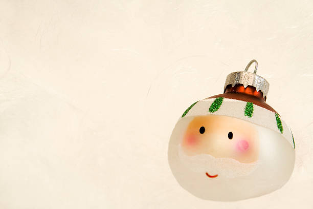 istock Santa bauble in 'angel hair' 173018580