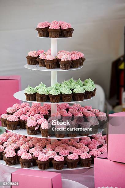 Cupcakes De Chocolate Foto de stock y más banco de imágenes de 2000-2009 - 2000-2009, Abundancia, Aire libre
