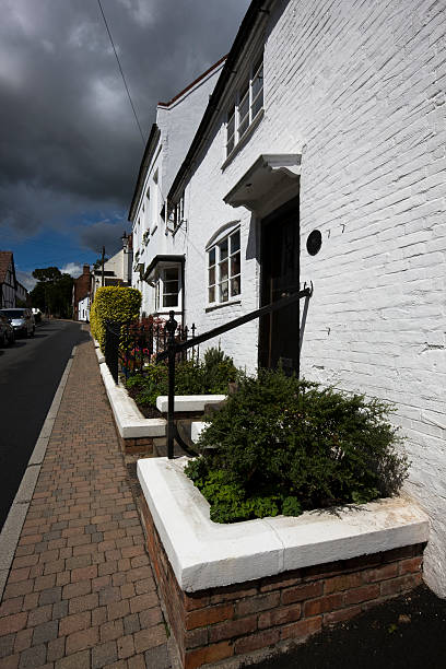 istock White English Town Houses 173018804