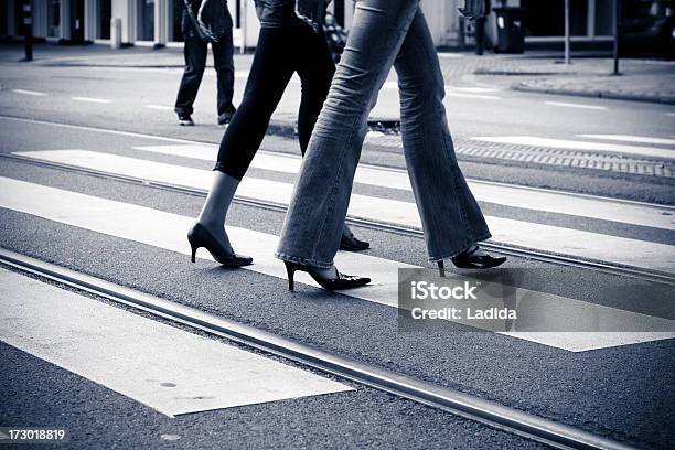 Crosswalk Stock Photo - Download Image Now - Activity, Adult, Amsterdam