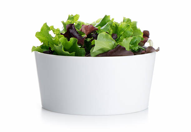 mix de salada - side salad imagens e fotografias de stock