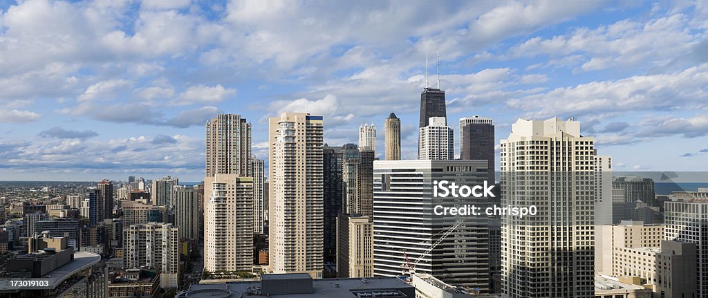 Aerial vue panoramique du nord de Chicago - Photo de Affaires d'entreprise libre de droits