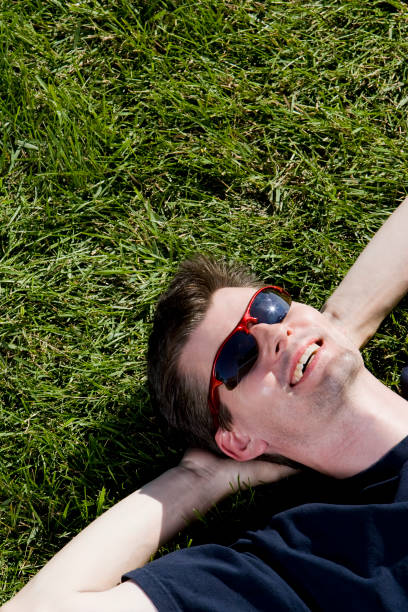 istock Man Relaxing in Sunglasses 173019344