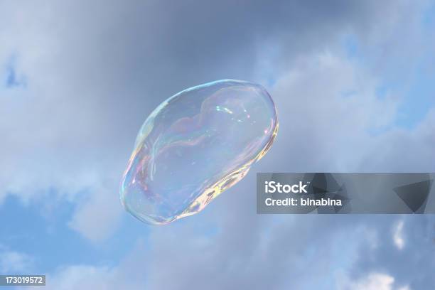 Giant Bubble In The Sky Stock Photo - Download Image Now - Glycerol, Blue, Bubble