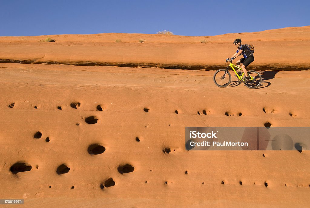 Moab Slickrock Mountain bike - Foto de stock de Moab - Utah royalty-free