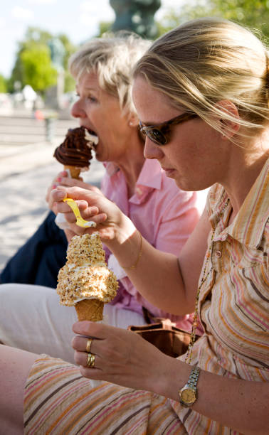 istock Enjoying icecream in the park. 173020033