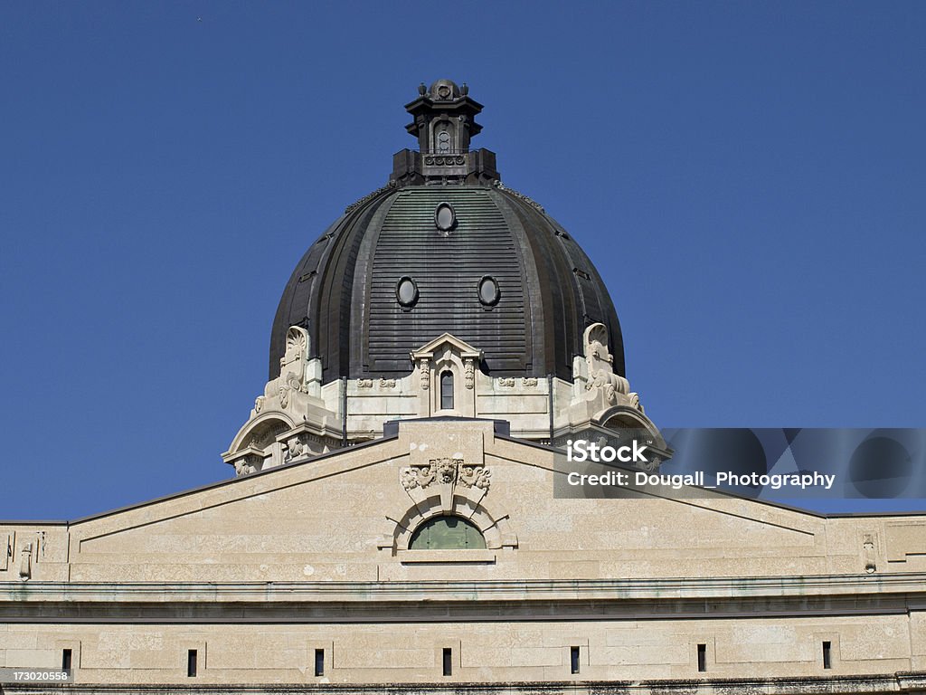 Dettaglio di Palazzo del parlamento di Saskatchewan - Foto stock royalty-free di Palazzo del Parlamento