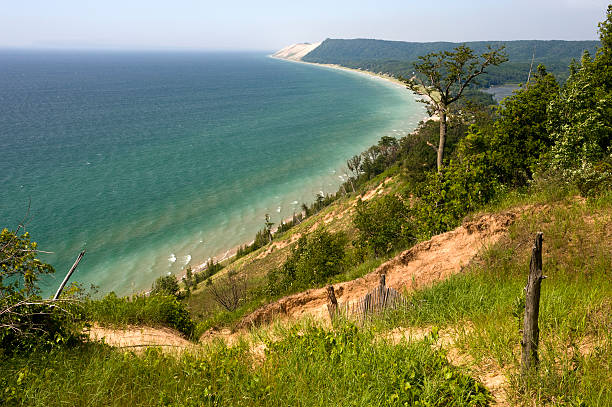 istock Sand dunes on Lake Michigan 173020873