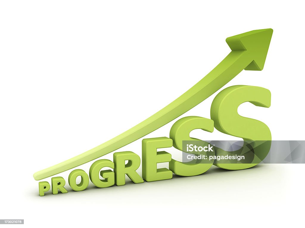 Gráfico de progreso - Foto de stock de Progreso - Conceptos libre de derechos