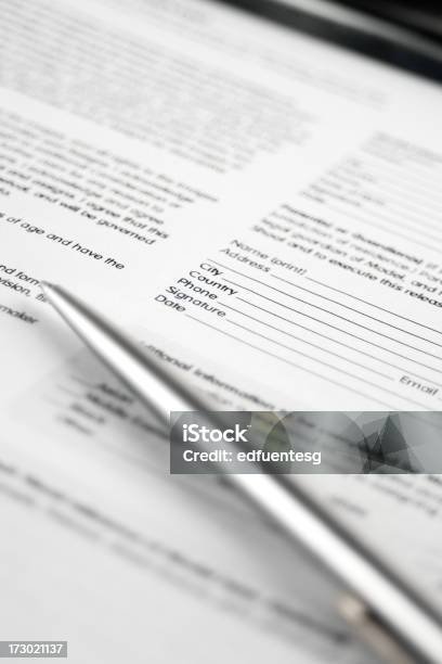 The Contract Stock Photo - Download Image Now - Application Form, Ballpoint Pen, Business