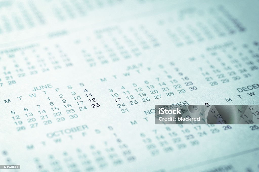 Calendario - Foto stock royalty-free di Affari