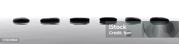 Pebbles In Water Vi Stock Photo - Download Image Now - Stepping Stone, Wellbeing, Achievement