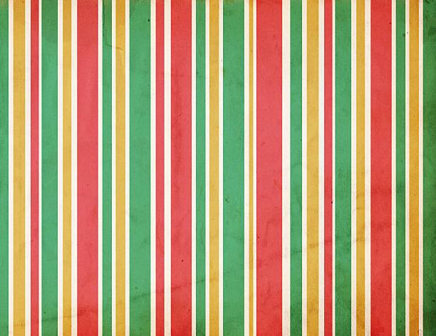 istock Striped red, green and gold colored retro Christmas paper 173021990
