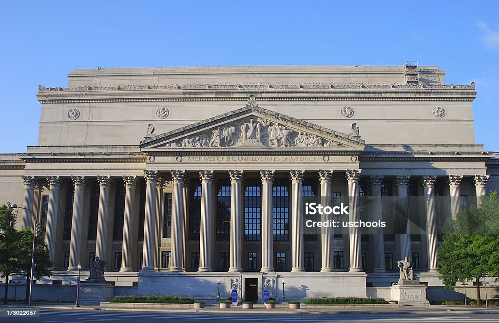 National Archives des États-Unis, à Washington, D.C. - Photo de National Archives - Washington DC libre de droits