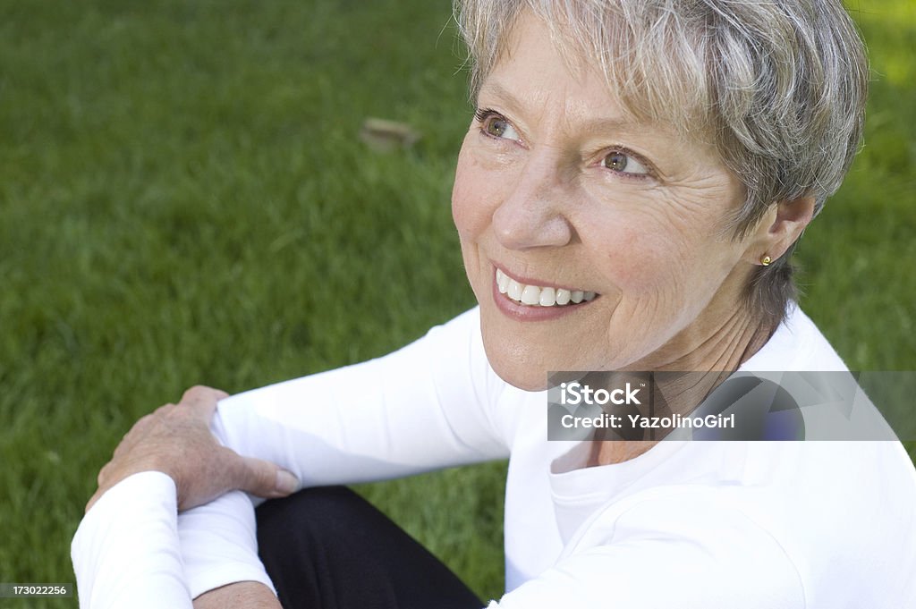 Mujer sana Senior - Foto de stock de 55-59 años libre de derechos