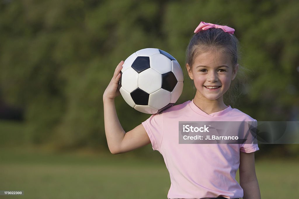 女性サッカー電力 - 4歳から5歳のロイヤリティフリーストックフォト