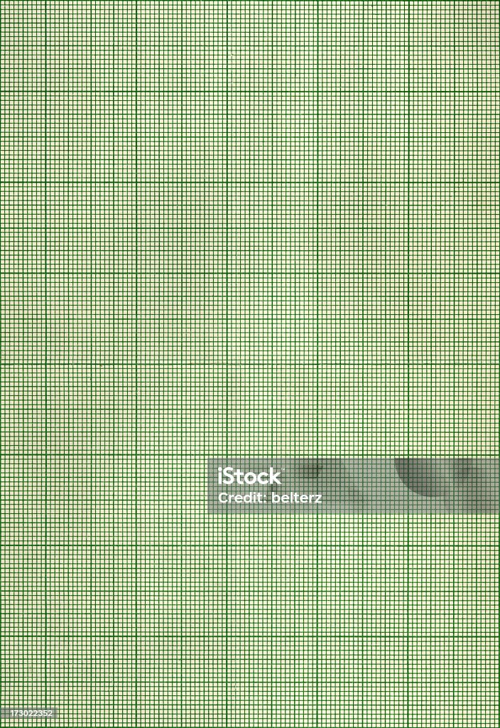 グリーングラフ用紙 - グラフ用紙のロイヤリティフリーストックフォト