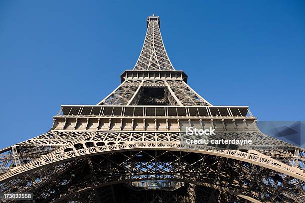 Paris Eiffel Tower Stockfoto und mehr Bilder von Eiffelturm - Eiffelturm, Nahaufnahme, April