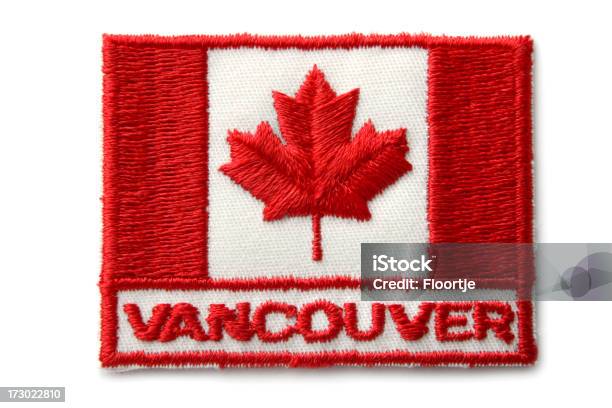 Stoff Aufgesetzte Vancouver Stockfoto und mehr Bilder von Abzeichen - Abzeichen, Flagge, Flicken