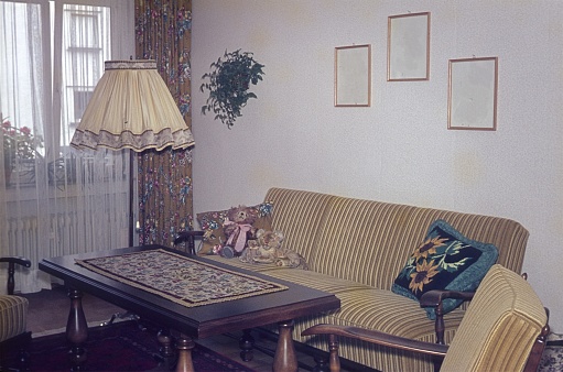 Germany, 1967. Petty-bourgeois living room furnishings.