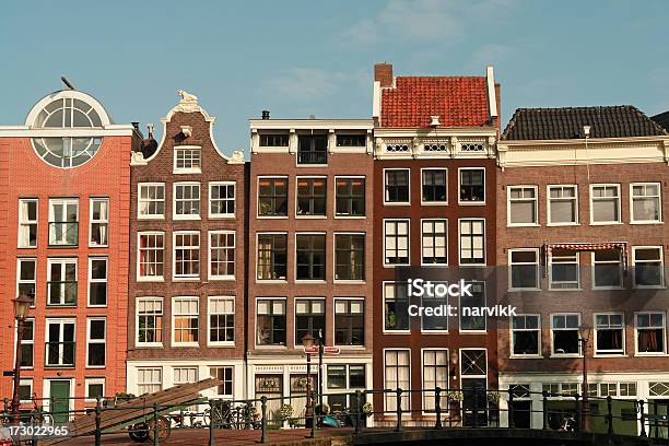 Foto de Casas Em Amsterdã e mais fotos de stock de Amsterdã - Amsterdã, Arquitetura, Benelux