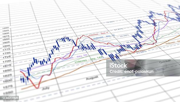 Foto de Diagrama e mais fotos de stock de Bolsa de valores e ações - Bolsa de valores e ações, Ação da Bolsa de Valores, Dado de Bolsa de Valores