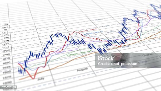 Diagrama De - Fotografias de stock e mais imagens de Valores e Ações - Valores e Ações, Ação da Bolsa de Valores, Dado de Bolsa de Valores