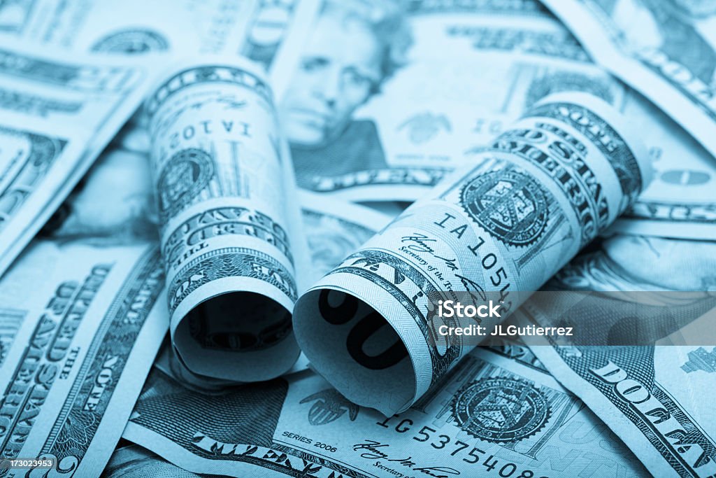 Dólares americanos - Royalty-free Atividade bancária Foto de stock